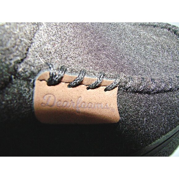 Dearfoams Indoor Outdoor Slippers Mens Memory Foam Charcoal Gray Size US 9-10 - Picture 9 of 12